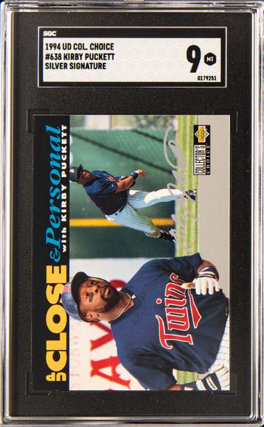 Kirby Puckett Autographed 1994 Upper Deck Collectors Choice Card