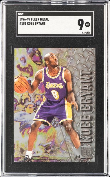 1996-1997 Fleer Metal store Kobe Bryant SGC 9