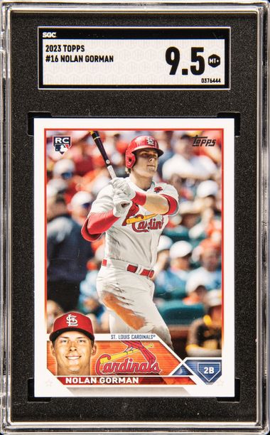 2023 Topps #16 Nolan Gorman RC Rookie St. Louis Cardinals Baseball Trading  Card