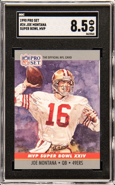 : Joe Montana/Jerry Rice 1990 Pro Set Super Bowl MVP's 2