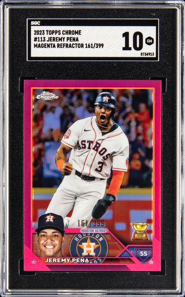 Jeremy Pena 2023 Topps Chrome Refractor Astros