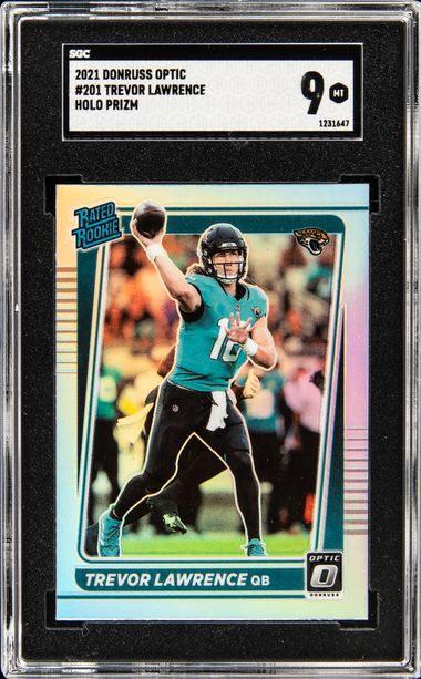 2021 Panini Prizm Rookie Variations Prizms #331 Trevor Lawrence