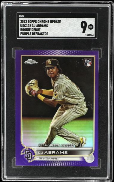 2022 Topps Update CJ Abrams RC San Diego Padres #US34