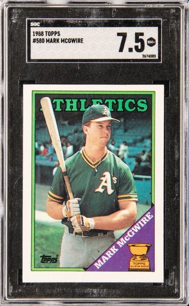 1988 Topps Mark McGwire #580 baseball card