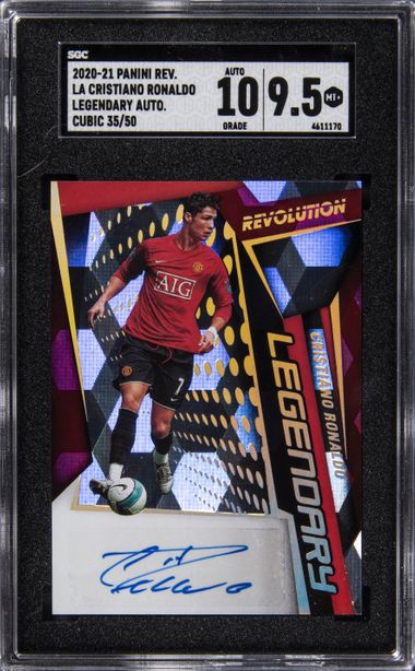 2020-21 Panini Revolution Legendary Auto 35/50 Cubic #LA-CR7