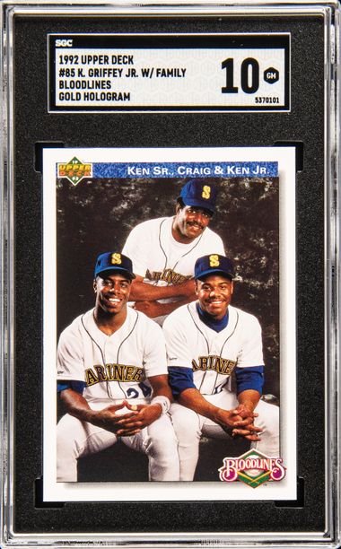 At Auction: Lot of (10) Ken Griffey Jr. Baseball Cards W/ Mini