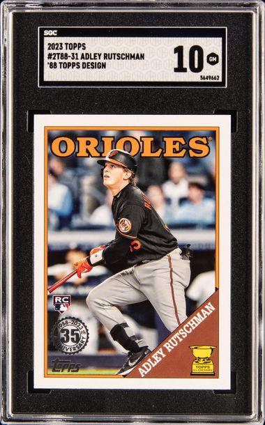 2023 Topps Chrome Stars of MLB Rookie Card of Adley Rutschman - Orioles