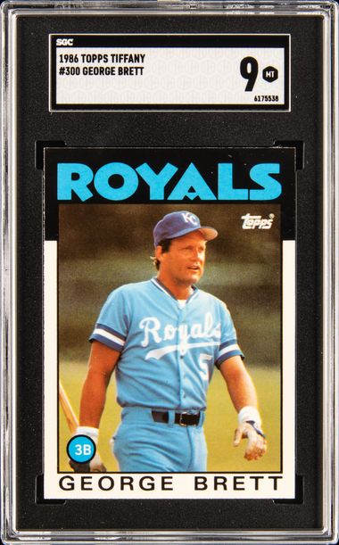 Sold at Auction: 1975 TOPPS GEORGE BRETT #228 RC SGC 5