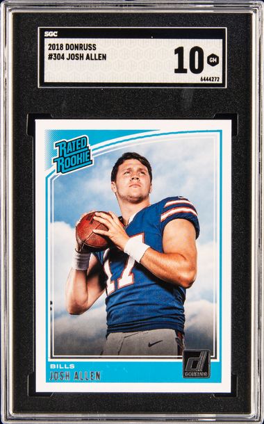 Josh Allen #4 Prices [Rookie]  2018 Donruss Rookie Phenom Jersey