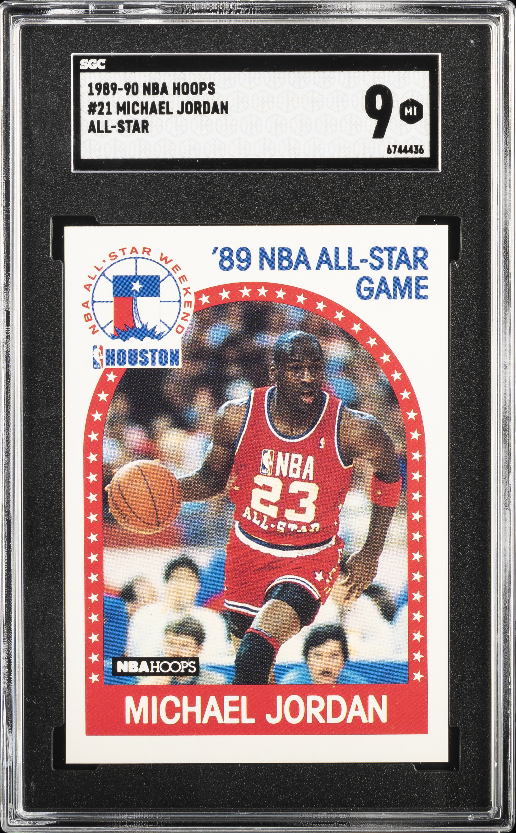 1989-90 Hoops All-Star #21 Michael Jordan – SGC MT 9