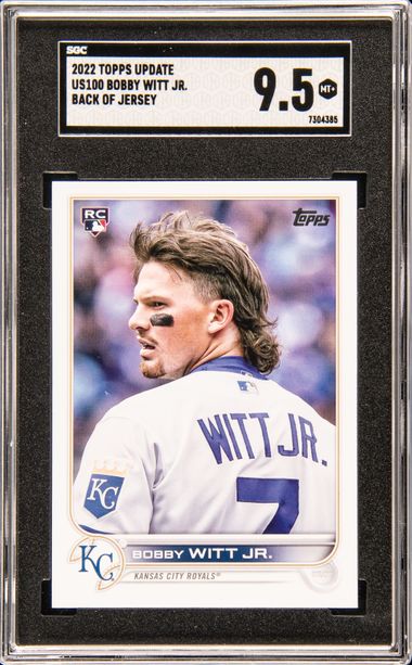 Bobby Witt Jr. 2022 Topps Update #US100 RC (PSA 9)