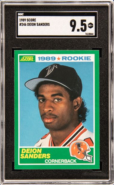 Lot - 1989 Score Deion Sanders Rookie