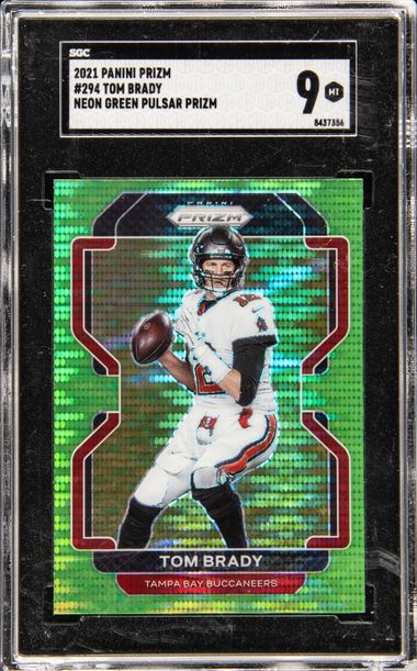 2021 Panini Prizm Draft Picks Red Ice #6 Tom Brady PSA 9 on Goldin  Marketplace