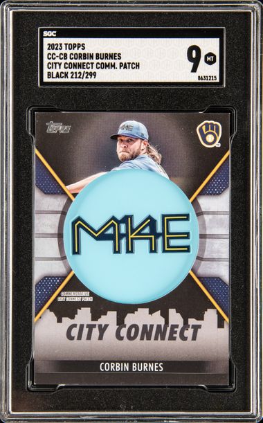 2023 Topps City Connect Commemorative Patch #CC-CB Corbin Burnes