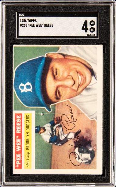 1956 Topps #260 Pee Wee Reese