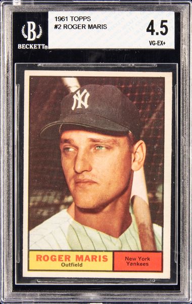 Roger Maris Autographed 1958 Topps Rookie Card #47 Cleveland