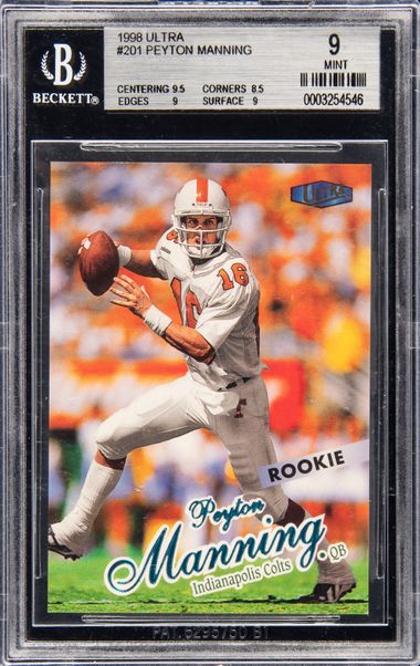 : Peyton Manning (Football Card) 1998 Skybox Thunder