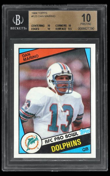 1984 Topps #123 Dan Marino Rookie Card – PSA EX-MT 6 on Goldin