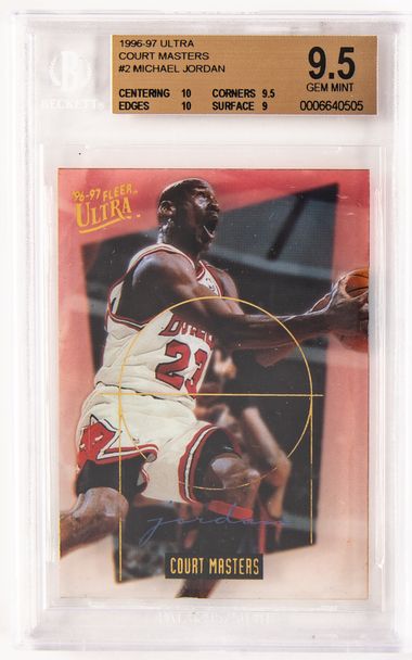 1996 Ultra Court Masters 2 Michael Jordan – BGS GEM MINT 9.5 on