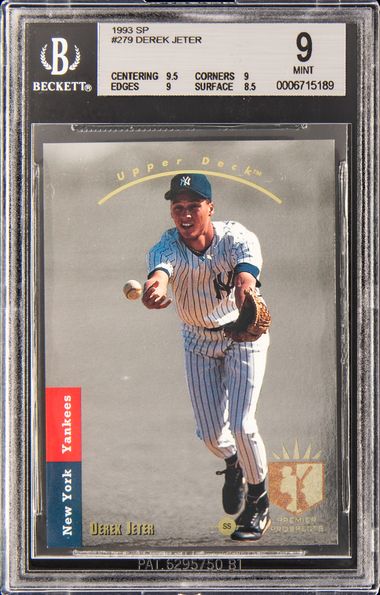 1993 Upper Deck Sp#279 Derek Jeter New York Yankees Rookie