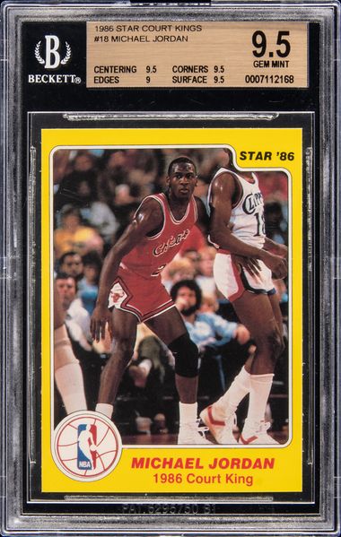 1986-87 Fleer #57 Michael Jordan Rookie Card - BGS GEM MINT 9.5 on Goldin  Auctions