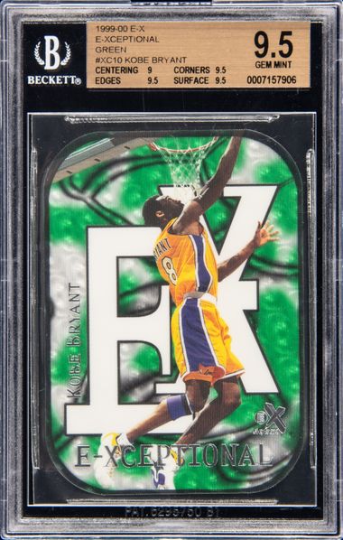 1999-00 SkyBox E-X E-Xceptional Green #XC10 Kobe Bryant (#094/500