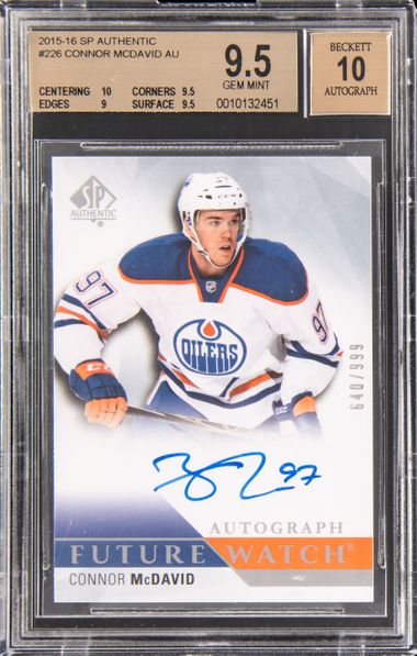 2015-16 Upper Deck Ultimate Collection - Signature Iconic Fabrics