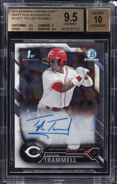 2016 Bowman Draft Chrome Draft Picks Autographs Refractor #CDABD Bobby  Dalbec PSA 9 on Goldin Marketplace