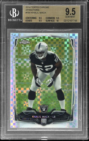 Khalil Mack 2014 PANINI ROOKIES AND STARS RC LONGEVITY