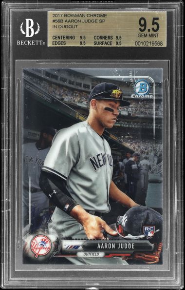 Sold at Auction: (Mint) 2014 Bowman Chrome Draft Prospect Aaron Judge  Rookie Rookie #BDPP19 Baseball Card