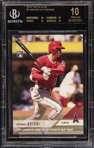 2018 Topps Now Players Weekend Pw04 Shohei Ohtani – PSA GEM MT 10 on Goldin  Auctions