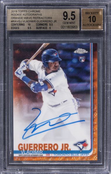  2019 Topps Chrome Baseball #201 Vladimir Guerrero Jr