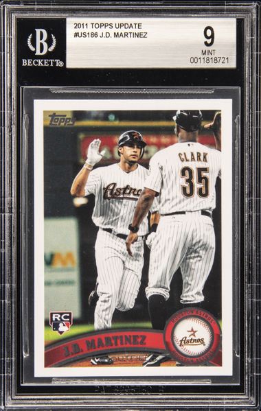 Jose Altuve Rookie Card 2011 Topps Update #US132 BGS 9.5 (9.5 9.5