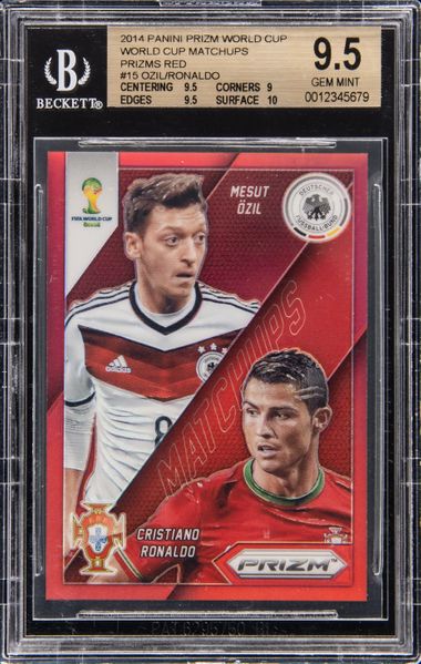 2014 Panini Prizm World Cup World Cup Matchups Prizms Red #15 Ozil