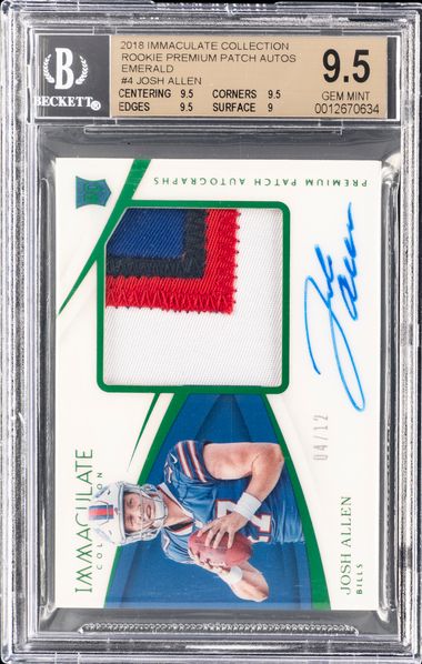 2018 Panini Immaculate Collection Rookie Premium Patch