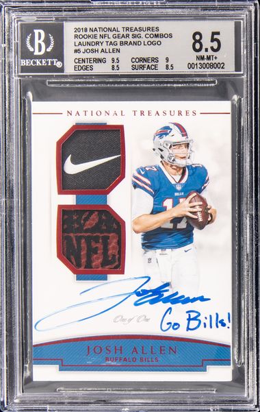 2021 Panini National Treasures Rookie NFL Gear Signature Combos