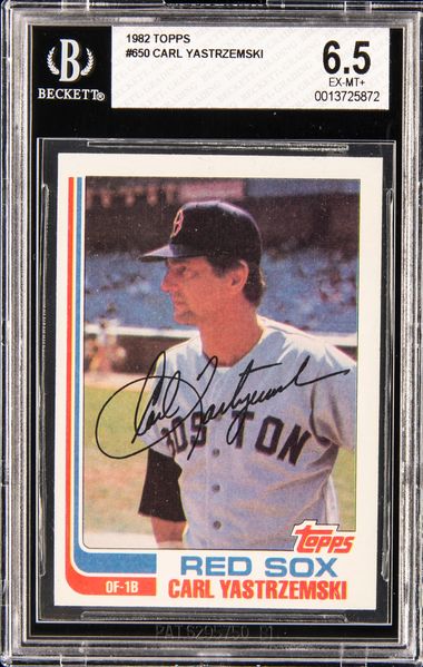 Sold at Auction: 1967 Topps Baseball Card #355 Carl Yastrzemski Red Sox