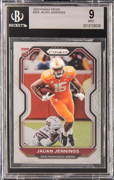 2020 Panini Prizm NFL Football Jauan Jennings Rookie Card #304