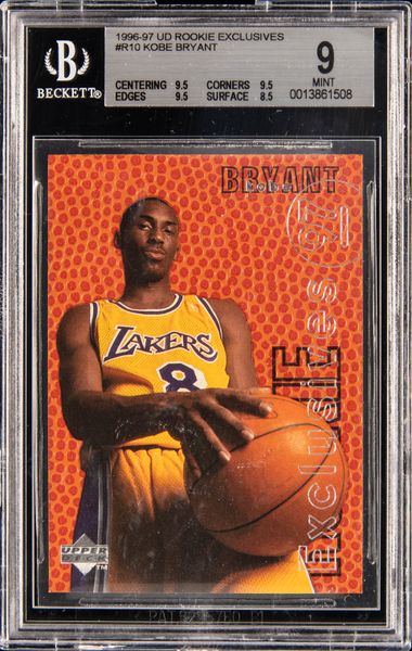 1996-97 Bowman's Best Refractor #R23 Kobe Bryant Rookie Card - BGS