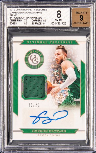 2019-20 Panini National Treasures Game Gear Autographs #GGA-PSK