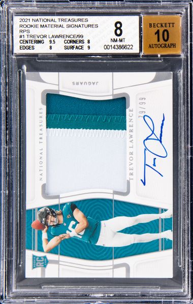 2022 Panini National Treasures Rookie Patch Autograph (RPA) Green Jersey  Number #200 Brock Purdy Signed Patch Rookie Card (#11/13) - PSA Authentic,  PSA/DNA GEM MT 10 - Pop 1 on Goldin Auctions