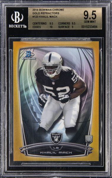 Khalil Mack 2014 PANINI ROOKIES AND STARS RC LONGEVITY