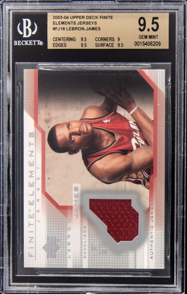 2003-04 Topps Chrome Refractor #111 LeBron James Rookie Card – BGS GEM MINT  9.5 on Goldin Auctions