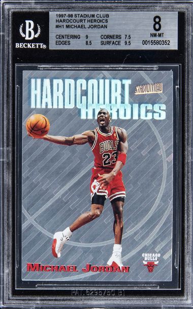 Michael Jordan 1995 TOPPS STADIUM CLUB CARD #1