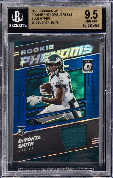 DeVonta Smith 2021 Panini Absolute Rookie Card