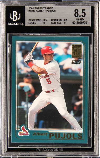 2023 Topps Gold #5 Albert Pujols – PSA NM-MT 8 on Goldin Auctions