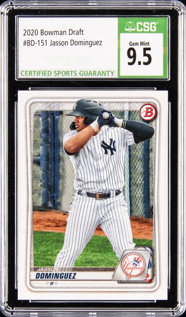 2022 Bowman Draft #BDC75 Jasson Dominguez Rookie Card – PSA MINT 9 on  Goldin Auctions