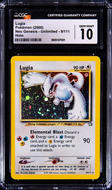 Lugia - Neo Genesis Unlimited - Pokemon