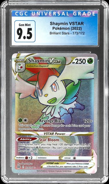 The art of Pokemon: Shaymin V Star from Brilliant Stars!