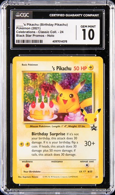 2021 Pokemon Celebrations Classic Collection Black Star Promos